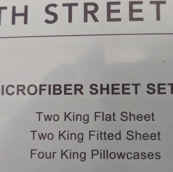 2 set pkg.King sheets..@$13.50. ea.. light & dark gray.Both pair  plus shipping - Picture 5 of 5